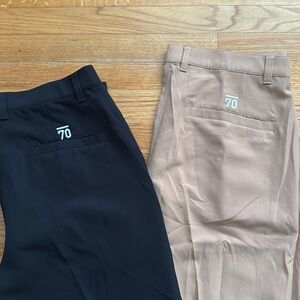 Men's Black and Tan Dress Pants 34x32